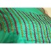 Green Pure silk kurta  material withembroidery